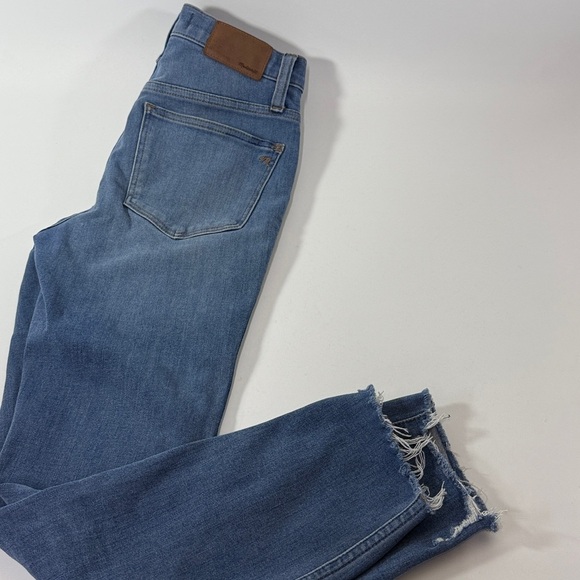 Madewell Light Blue Denim Jeans 10” High Rise Jeggings - Picture 13 of 14